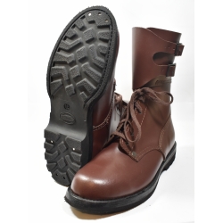 Buty Opinacze Wzór - Brąz - Skóra